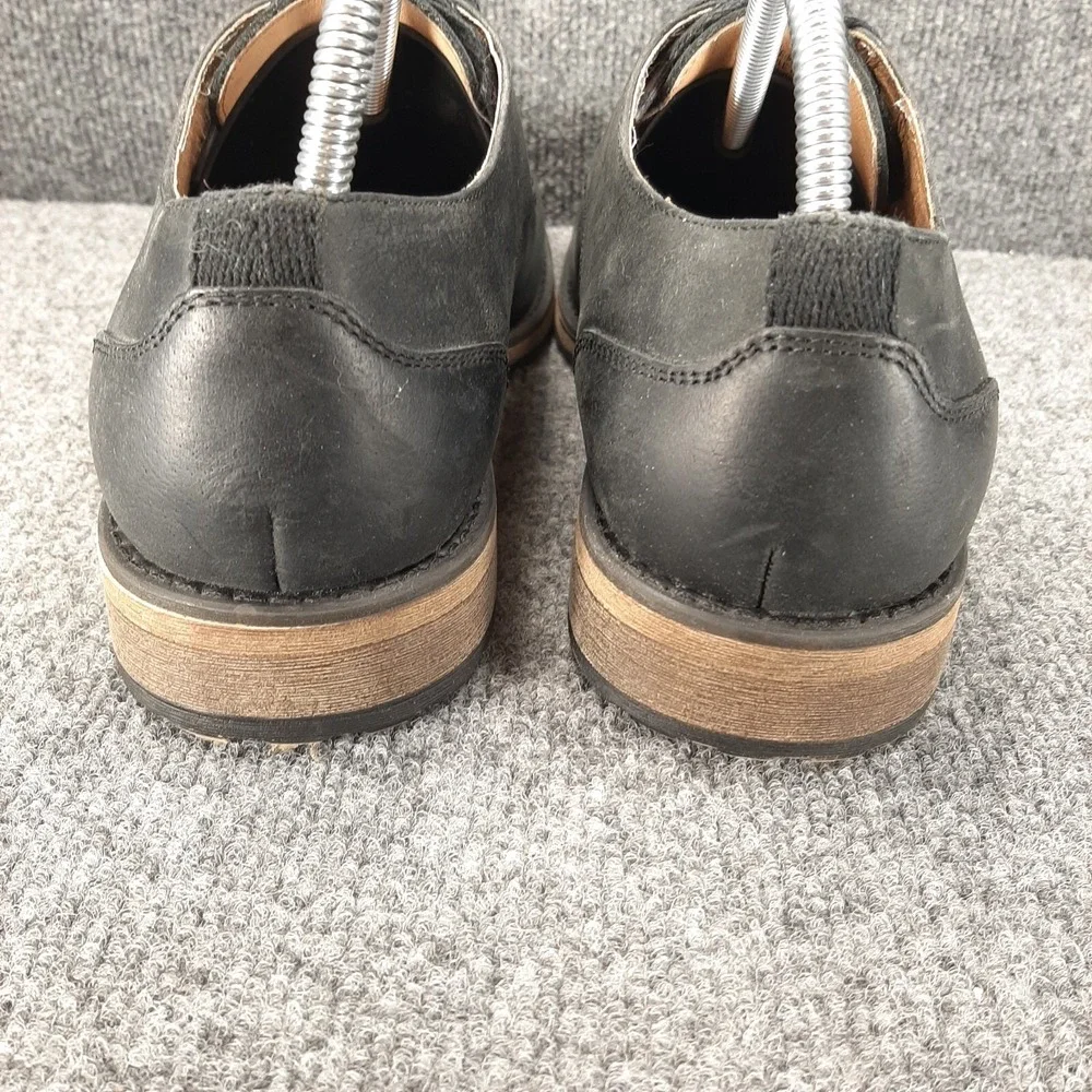 Men's Joe's Jeans Black Leather Oxfords Shoes Style Connor Size 9.5 M